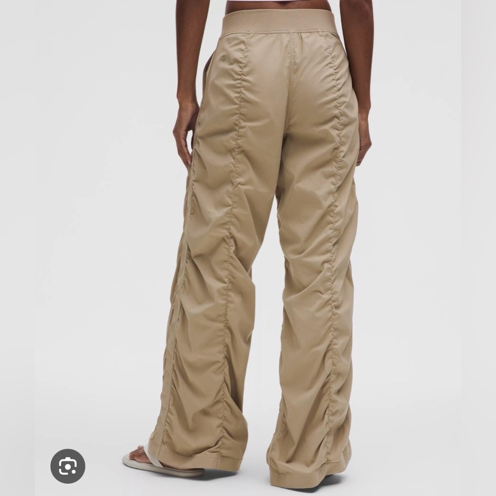 lululemon athletica Ruched wide leg pants
